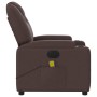 Dark brown electric massage recliner chair by , Armchairs - Ref: Foro24-3204361, Price: 263,79 €, Discount: %