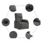 Dark gray microfiber fabric recliner. by , Armchairs - Ref: Foro24-373451, Price: 226,74 €, Discount: %
