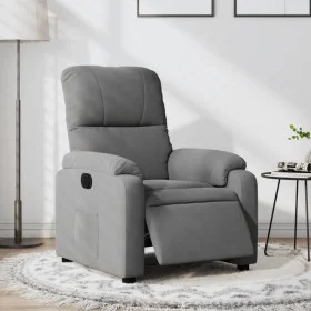 Elektrischer Relaxsessel aus dunkelgrauem Mikrofaserstoff. von , Sessel - Ref: Foro24-3204917, Preis: 274,51 €, Rabatt: %
