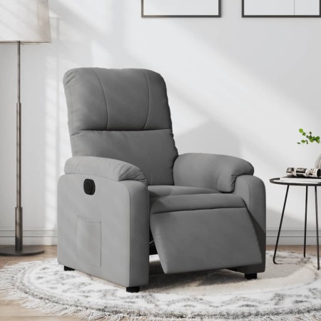 Elektrischer Relaxsessel aus dunkelgrauem Mikrofaserstoff. von , Sessel - Ref: Foro24-3204917, Preis: 250,01 €, Rabatt: %