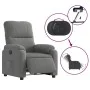 Elektrischer Relaxsessel aus dunkelgrauem Mikrofaserstoff. von , Sessel - Ref: Foro24-3204917, Preis: 274,51 €, Rabatt: %