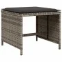 11-piece garden dining set with gray synthetic rattan cushions by , Garden sets - Ref: Foro24-3211154, Price: 598,27 €, Disco...
