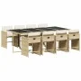 9-piece garden dining set with beige synthetic rattan cushions by , Garden sets - Ref: Foro24-3211102, Price: 675,31 €, Disco...