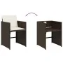 Garden furniture set 13 pieces and brown synthetic rattan cushions by , Garden sets - Ref: Foro24-3211161, Price: 740,14 €, D...