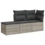 3-piece garden sofa set with gray synthetic rattan cushions by , Garden sets - Ref: Foro24-3217472, Price: 198,15 €, Discount: %