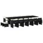Set de muebles jardín 17 pzas con cojines ratán sintético negro de , Conjuntos de jardín - Ref: Foro24-3211182, Precio: 1,00 ...