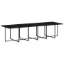 Garden furniture set 17 pieces with black synthetic rattan cushions by , Garden sets - Ref: Foro24-3211182, Price: 873,05 €, ...