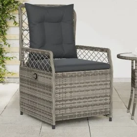 Garten-Liegestühle 2 Stück, graues Kunststoff-Rattan von , Gartenstühle - Ref: Foro24-368663, Preis: 190,94 €, Rabatt: %