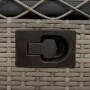 Reclining garden armchairs 2 units synthetic gray rattan by , Garden chairs - Ref: Foro24-368663, Price: 190,94 €, Discount: %