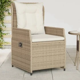 Garten-Liegestühle 2 Stück aus synthetischem Rattan in Beige. von , Gartenstühle - Ref: Foro24-368656, Preis: 225,10 €, Rabat...