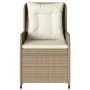 Garten-Liegestühle 2 Stück aus synthetischem Rattan in Beige. von , Gartenstühle - Ref: Foro24-368656, Preis: 225,10 €, Rabat...