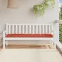 Cushion for garden bench in red melange fabric 180x50x7 cm by , Cushions for chairs and sofas - Ref: Foro24-4002570, Price: 3...