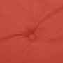 Cojín para banco de jardín tela rojo melange 180x50x7 cm de , Cojines para sillas y sofás - Ref: Foro24-4002570, Precio: 33,5...