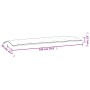 Kissen für Gartenbank aus rotem Melange-Stoff 180x50x7 cm. von , Kissen für Stühle und Sofas - Ref: Foro24-4002570, Preis: 33...