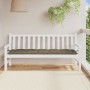 Cushion for garden bench in gray taupe melange fabric 180x50x7 cm by , Cushions for chairs and sofas - Ref: Foro24-4002572, P...