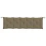 Cushion for garden bench in gray taupe melange fabric 180x50x7 cm by , Cushions for chairs and sofas - Ref: Foro24-4002572, P...