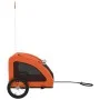 Remolque de bicicleta mascotas hierro tela Oxford naranja de , Cochecitos para mascotas - Ref: Foro24-93956, Precio: 100,03 €...