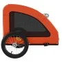 Remolque de bicicleta mascotas hierro tela Oxford naranja de , Cochecitos para mascotas - Ref: Foro24-93956, Precio: 100,03 €...