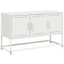 TV-Möbel aus weißem Stahl 100,5x39x60,5 cm von , TV-Möbel - Ref: Foro24-846481, Preis: 102,67 €, Rabatt: %