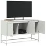 TV-Möbel aus weißem Stahl 100,5x39x60,5 cm von , TV-Möbel - Ref: Foro24-846481, Preis: 102,67 €, Rabatt: %
