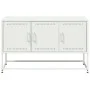 TV-Möbel aus weißem Stahl 100,5x39x60,5 cm von , TV-Möbel - Ref: Foro24-846481, Preis: 102,67 €, Rabatt: %