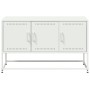 TV-Möbel aus weißem Stahl 100,5x39x60,5 cm von , TV-Möbel - Ref: Foro24-846481, Preis: 104,04 €, Rabatt: %