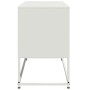 TV-Möbel aus weißem Stahl 100,5x39x60,5 cm von , TV-Möbel - Ref: Foro24-846481, Preis: 104,04 €, Rabatt: %