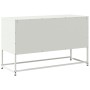 TV-Möbel aus weißem Stahl 100,5x39x60,5 cm von , TV-Möbel - Ref: Foro24-846481, Preis: 104,04 €, Rabatt: %