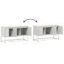 TV-Möbel aus weißem Stahl 100,5x39x60,5 cm von , TV-Möbel - Ref: Foro24-846481, Preis: 102,67 €, Rabatt: %