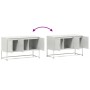 TV-Möbel aus weißem Stahl 100,5x39x60,5 cm von , TV-Möbel - Ref: Foro24-846481, Preis: 104,04 €, Rabatt: %
