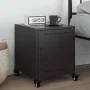 Mesita de noche acero negra 36x39x43,5 cm de , Mesitas de noche - Ref: Foro24-846614, Precio: 47,48 €, Descuento: %