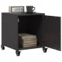 Mesita de noche acero negra 36x39x43,5 cm de , Mesitas de noche - Ref: Foro24-846614, Precio: 47,48 €, Descuento: %