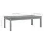 Couchtisch aus massivem Akazienholz in Grau 100x50x33 cm von vidaXL, Gartentische - Ref: Foro24-311828, Preis: 67,30 €, Rabat...