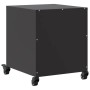 Mesita de noche acero negra 36x39x43,5 cm de , Mesitas de noche - Ref: Foro24-846614, Precio: 47,95 €, Descuento: %