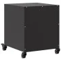 Mesita de noche acero negra 36x39x43,5 cm de , Mesitas de noche - Ref: Foro24-846614, Precio: 47,48 €, Descuento: %