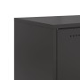 Mesita de noche acero negra 36x39x43,5 cm de , Mesitas de noche - Ref: Foro24-846614, Precio: 47,95 €, Descuento: %