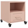 Nachttische, 2 Stück, rosa Stahl, 36x39x43,5 cm. von , Nachttische - Ref: Foro24-846707, Preis: 81,28 €, Rabatt: %