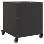 Mesitas de noche 2 uds acero negra 36x39x43,5 cm by , Nightstands - Ref: Foro24-846705, Price: 77,16 €, Discount: %