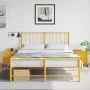 Zwei Nachttische aus gelbem Senfgelbem Stahl, 36x39x43,5 cm. von , Nachttische - Ref: Foro24-846621, Preis: 74,78 €, Rabatt: %