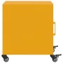 Zwei Nachttische aus gelbem Senfgelbem Stahl, 36x39x43,5 cm. von , Nachttische - Ref: Foro24-846621, Preis: 74,78 €, Rabatt: %