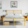 Mesitas de noche 2 uds acero amarillo mostaza 36x39x43,5 cm by , Nightstands - Ref: Foro24-846711, Price: 80,49 €, Discount: %