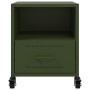 Mesitas de noche 2 unidades acero verde oliva 36x39x43,5 cm by , Nightstands - Ref: Foro24-846713, Price: 81,28 €, Discount: %