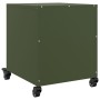 Mesitas de noche 2 unidades acero verde oliva 36x39x43,5 cm by , Nightstands - Ref: Foro24-846713, Price: 81,28 €, Discount: %