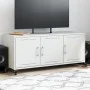 TV-Möbel aus kaltgewalztem Stahl in Weiß 100,5x39x43,5 cm von , TV-Möbel - Ref: Foro24-846649, Preis: 99,69 €, Rabatt: %