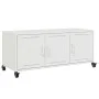 TV-Möbel aus kaltgewalztem Stahl in Weiß 100,5x39x43,5 cm von , TV-Möbel - Ref: Foro24-846649, Preis: 99,69 €, Rabatt: %