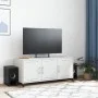 TV-Möbel aus kaltgewalztem Stahl in Weiß 100,5x39x43,5 cm von , TV-Möbel - Ref: Foro24-846649, Preis: 99,69 €, Rabatt: %