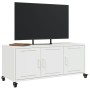 Mueble para TV acero laminado en frío blanco 100,5x39x43,5 cm de , Muebles TV - Ref: Foro24-846649, Precio: 97,11 €