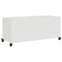TV-Möbel aus kaltgewalztem Stahl in Weiß 100,5x39x43,5 cm von , TV-Möbel - Ref: Foro24-846649, Preis: 99,69 €, Rabatt: %