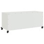 TV-Möbel aus kaltgewalztem Stahl in Weiß 100,5x39x43,5 cm von , TV-Möbel - Ref: Foro24-846649, Preis: 97,19 €, Rabatt: %