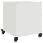 Mesitas de noche 2 unidades acero blanco 36x39x43,5 cm de , Mesitas de noche - Ref: Foro24-846637, Precio: 98,19 €, Descuento: %
